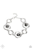 Marble Myriad - Black Bracelet - Paparazzi Accessories Bracelet Bedazzle Me Pretty Mobile Fashion Boutique