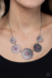Marigold Meadows - Pink Necklace - Paparazzi Accessories Necklace Bedazzle Me Pretty Mobile Fashion Boutique