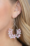 Marina Banquet - Pink Earrings - Paparazzi Accessories Earrings FS-Bedazzle Me Pretty Mobile Fashion Boutique