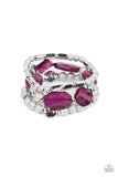 Marina Magic- Purple Bracelet - Paparazzi Accessories Bracelet Bedazzle Me Pretty Mobile Fashion Boutique