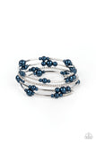 Marina Masterpiece - Blue Bracelet - Paparazzi Accessories Bracelet Bedazzle Me Pretty Mobile Fashion Boutique