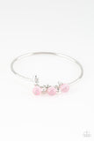 Marine Melody - Pink Bracelet - Paparazzi Accessories Bracelet Bedazzle Me Pretty Mobile Fashion Boutique