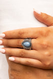Maritime Mirage - Blue Ring - Paparazzi Accessories Ring Bedazzle Me Pretty Mobile Fashion Boutique