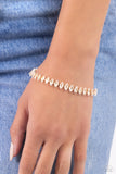 Marquise Masterpiece - Gold Bracelet - Paparazzi Accessories Bracelet Bedazzle Me Pretty Mobile Fashion Boutique
