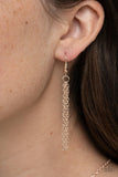 Marrakesh Mystery - Rose Gold Necklace - Paparazzi Accessories Necklace Bedazzle Me Pretty Mobile Fashion Boutique