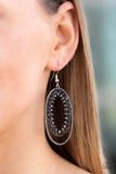 Marry Into Money - Black Earrings - Paparazzi Accessories Earrings Bedazzle Me Pretty Mobile Fashion Boutique