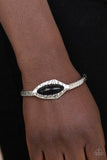 Mason Minimalism - Black Bracelet - Paparazzi Accessories Bracelet Bedazzle Me Pretty Mobile Fashion Boutique