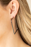 Material Girl Magic - Black Earrings - Paparazzi Accessories Earrings Bedazzle Me Pretty Mobile Fashion Boutique