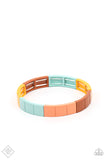 Material Movement - Multi Bracelet - Paparazzi Accessories Bracelet Bedazzle Me Pretty Mobile Fashion Boutique