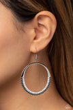 Material PEARL - Blue Earrings - Paparazzi Accessories Earrings Bedazzle Me Pretty Mobile Fashion Boutique