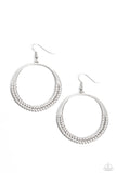 Material PEARL - White Earrings - Paparazzi Accessories Earrings Bedazzle Me Pretty Mobile Fashion Boutique