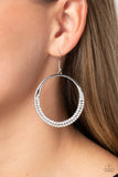 Material PEARL - White Earrings - Paparazzi Accessories Earrings Bedazzle Me Pretty Mobile Fashion Boutique