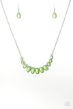 Maui Majesty - Green Necklace - Paparazzi Accessories Necklace Bedazzle Me Pretty Mobile Fashion Boutique