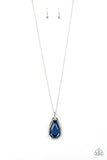 Maven Magic - Blue Necklace - Paparazzi Accessories Necklace Bedazzle Me Pretty Mobile Fashion Boutique
