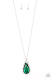 Maven Magic - Green Necklace - Paparazzi Accessories Necklace Bedazzle Me Pretty Mobile Fashion Boutique