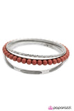Maverick - Brown Bracelet - Paparazzi Accessories Bracelet Bedazzle Me Pretty Mobile Fashion Boutique
