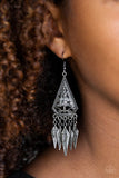 Me Oh MAYAN - Black Earrings - Paparazzi Accessories Earrings Bedazzle Me Pretty Mobile Fashion Boutique