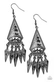Me Oh MAYAN - Black Earrings - Paparazzi Accessories Earrings Bedazzle Me Pretty Mobile Fashion Boutique