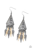 Me Oh MAYAN - Multi Earrings - Paparazzi Accessories Earrings Bedazzle Me Pretty Mobile Fashion Boutique