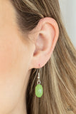 Meadow Escape - Green Necklace - Paparazzi Accessories Necklace Bedazzle Me Pretty Mobile Fashion Boutique