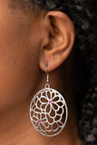 Meadow Maiden - Pink Earrings - Paparazzi Accessories Earrings Bedazzle Me Pretty Mobile Fashion Boutique