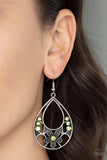 Meadow Marvel - Green Earrings - Paparazzi Accessories Earrings Bedazzle Me Pretty Mobile Fashion Boutique
