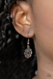 Meadow Masquerade - Copper Necklace - Paparazzi Accessories Necklace Bedazzle Me Pretty Mobile Fashion Boutique