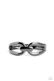 Mechanic Masquerade - Black Bracelet - Paparazzi Accessories Bracelet Bedazzle Me Pretty Mobile Fashion Boutique