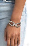 Mechanic Masquerade - Silver Bracelet - Paparazzi Accessories Bracelet Bedazzle Me Pretty Mobile Fashion Boutique