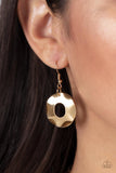 Mechanical Masterpiece - Gold Necklace - Paparazzi Accessories Necklace Bedazzle Me Pretty Mobile Fashion Boutique