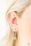 Medallion Meadow - Green Necklace - Paparazzi Accessories Necklace Bedazzle Me Pretty Mobile Fashion Boutique