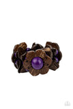 Mediterranean Mangrove - Purple Bracelet - Paparazzi Accessories Bracelet Bedazzle Me Pretty Mobile Fashion Boutique
