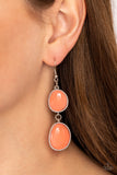 Mediterranean Myth - Orange Earrings - Paparazzi Accessories Earrings Bedazzle Me Pretty Mobile Fashion Boutique