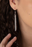 Meet Me At The Garden Gate - Silver Necklace - Paparazzi Accessories Necklace Bedazzle Me Pretty Mobile Fashion Boutique