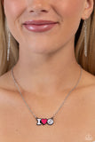 Meet Me at the Net - Pink Necklace - Paparazzi Accessories Necklace Bedazzle Me Pretty Mobile Fashion Boutique