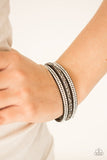 Mega Glam - Silver Bracelet - Paparazzi Accessories Bracelet Bedazzle Me Pretty Mobile Fashion Boutique