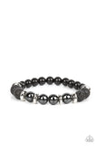 Mega Metamorphic - Black Bracelet - Paparazzi Accessories Bracelet Bedazzle Me Pretty Mobile Fashion Boutique