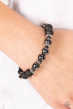 Mega Metamorphic - Black Bracelet - Paparazzi Accessories Bracelet Bedazzle Me Pretty Mobile Fashion Boutique