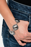 Megawatt - Silver Bracelet - Paparazzi Accessories Bracelet Bedazzle Me Pretty Mobile Fashion Boutique