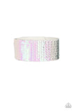 Mer-mazingly Mermaid - Pink Bracelet - Paparazzi Accessories Bracelet Bedazzle Me Pretty Mobile Fashion Boutique
