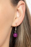 Mere Magic - Purple Necklace - Paparazzi Accessories Necklace Bedazzle Me Pretty Mobile Fashion Boutique