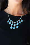Mermaid Marmalade - Blue Necklace - Paparazzi Accessories Necklace Bedazzle Me Pretty Mobile Fashion Boutique