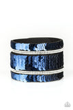MERMAID Service - Blue Bracelet - Paparazzi Accessories Bracelet FS-Bedazzle Me Pretty Mobile Fashion Boutique
