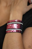 MERMAID Service - Pink Bracelet - Paparazzi Accessories Bracelet FS-Bedazzle Me Pretty Mobile Fashion Boutique