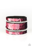 MERMAID Service - Pink Bracelet - Paparazzi Accessories Bracelet FS-Bedazzle Me Pretty Mobile Fashion Boutique