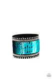 MERMAIDS Have More Fun - Blue & Purple Bracelet - Paparazzi Accessories Bracelet Bedazzle Me Pretty Mobile Fashion Boutique
