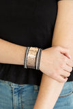 MERMAIDS Have More Fun - Gold Bracelet - Paparazzi Accessories Bracelet FS-Bedazzle Me Pretty Mobile Fashion Boutique