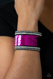 MERMAIDS Have More Fun - Pink & Black Bracelet - Paparazzi Accessories Bracelet FS-Bedazzle Me Pretty Mobile Fashion Boutique