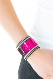 MERMAIDS Have More Fun - Pink Bracelet - Paparazzi Accessories Bracelet Bedazzle Me Pretty Mobile Fashion Boutique