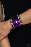 MERMAIDS Have More Fun - Purple Bracelet - Paparazzi Accessories Bracelet FS-Bedazzle Me Pretty Mobile Fashion Boutique